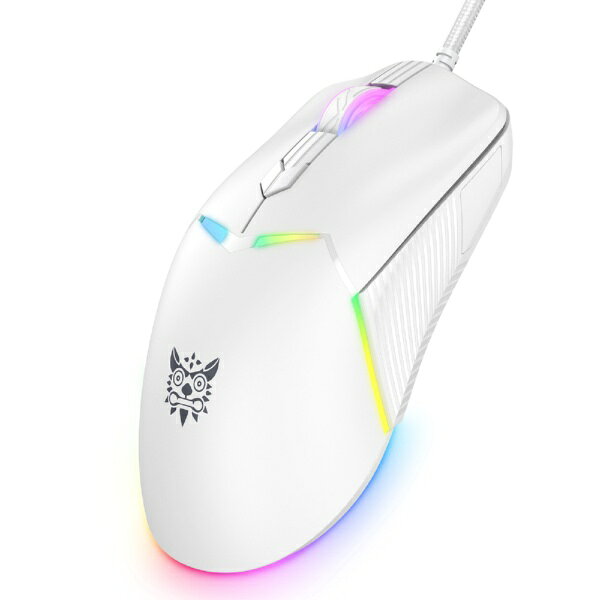 ONIKUMAGAMING ゲーミングマウス ONIKUMA CW929 ホワイト CW929WH [光学式 /有線 /6ボタン /USB]