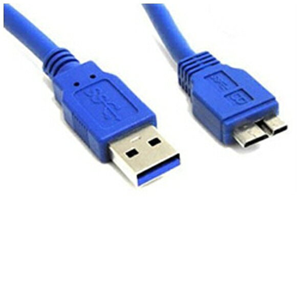 GROOVY｜グルービー 1m［USB-A ⇔ USB microB］3.0ケーブル　ブルー　GN-US3010MB
