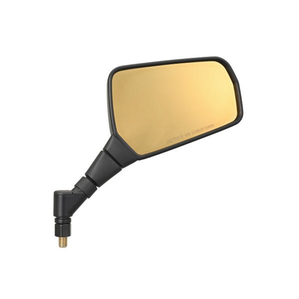 デイトナ｜DAYTONA 61431 ハイビジミラー　GXミラー　ゴールドミラー　右／M10正ネジ（新保安基準適合）