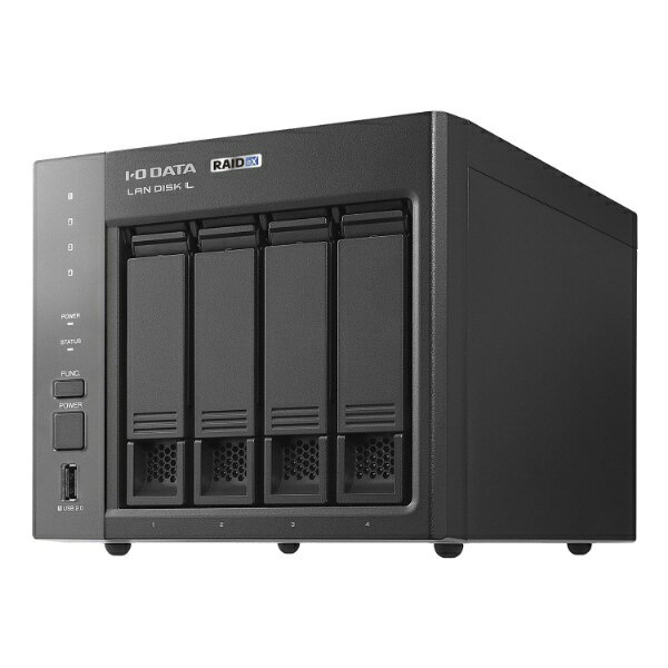 I-O DATA｜アイ・オー・データ LAN DISK L [80TB搭載 /4ベイ] 10GbE対応 法人向けNAS(中規模オフィス〜64人)【受注生産品】 HDL4-LX80