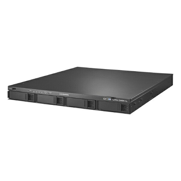 【2026年5月上旬】 I-O DATA｜アイ・オー・データ LAN DISK L [8TB搭載 /4ベイ] ラックマウント 10GbE対応 法人向けNAS(中規模オフィス〜64人) HDL4-LX08U