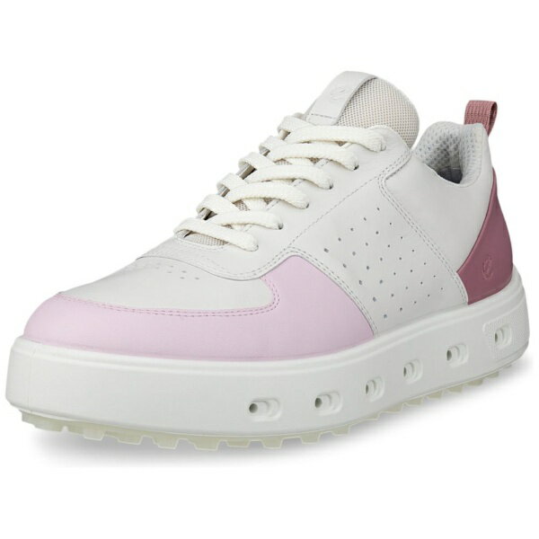 エコー｜ecco ゴルフシューズ STREET720 ストリート・セブントゥエンティ WHITE×BLUSH×BLOSSOM ROSE EG110703 [レディース /25.0cm]【返品交換不可】
