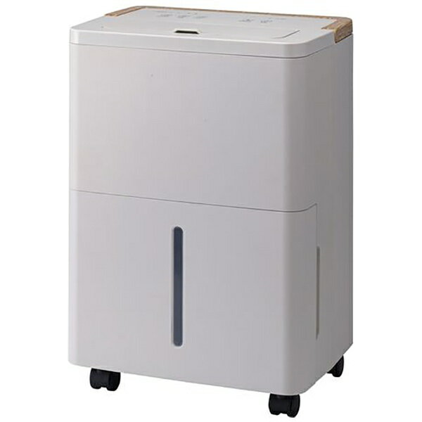 Up To 288Sq Ft - THREEUP コンパクト コンプレッサー式除湿機 「ウッドドライ」　除湿能力最大3.8L/日　最大10畳対応 手動ルーバー調整0〜90° 連続排水可能（排水ホース付属) THREEUP グレージュ DHT2630 [コンプレッサー方式 /木造5畳まで /鉄筋10畳まで]