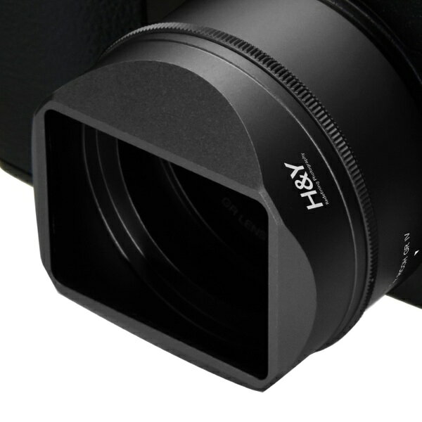 H&Y｜エイチアンドワイ RICOH レンズフード GR IV用 ブラック ブラック GR4-LH [49mm]