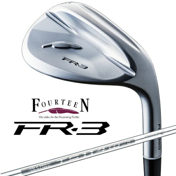 フォーティーン｜FOURTEEN ウェッジ FR-3 パールサテン仕上げ [46° /46° /11° /N.S.PRO TS-114W Ver2 スチールシャフト /ウェッジフレックス /右利き用]