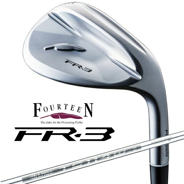 フォーティーン｜FOURTEEN ウェッジ FR-3 パールサテン仕上げ [54° /54° /16° /N.S.PRO TS-114W Ver2 スチールシャフト /ウェッジフレックス /右利き用]
