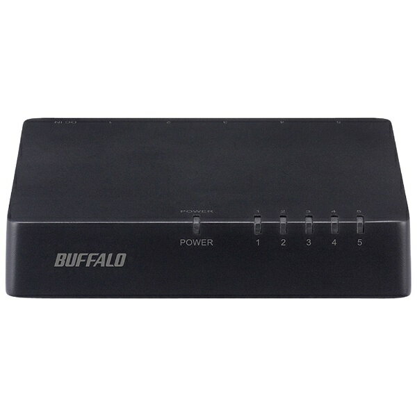 BUFFALOåХåե å󥰥ϥ֡5ݡȡ100/10MbpsACץϡץ饹åΡLSW4-TX-EP/D꡼ ֥åLSW4-TX-5EP/BKD[LSW4TX5EPBKD]