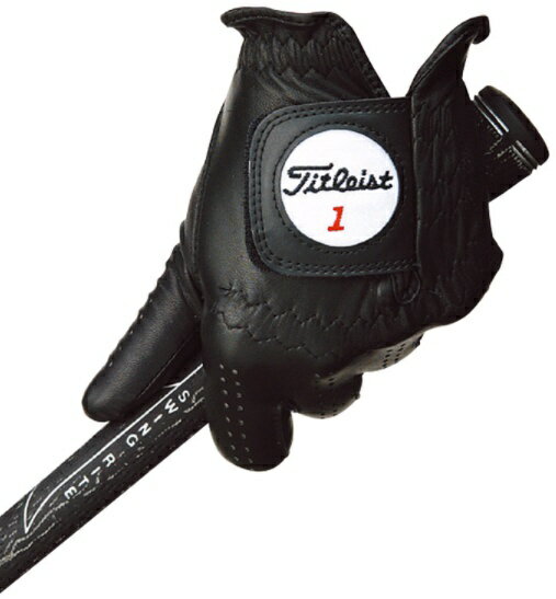 タイトリスト｜Titleist 【メンズ 左手着用(右利き用)】ゴルフグローブ タイトリスト プロフェッショナル グローブ TG77(21.0cm/ブラック)【返品交換不可】