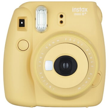 【送料無料】 フジフイルム　FUJIFILM インスタントカメラ 『チェキ』 instax mini 8+（プラス） ハニー[INSMINI8PHONEY]