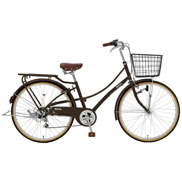NORNO｜ノルノ 自転車 BELEG べレッグ 限定カラー：ダークチョコレート2 BES66D [外装6段 /26インチ]2026年モデル【キャンセル・返品不可】 【代金引換配送不可】
