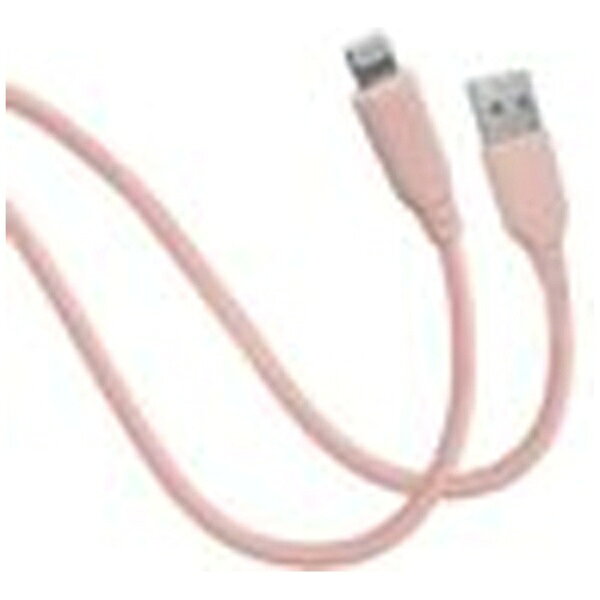 楽天ビック(ビックカメラ×楽天)のインプリンク｜IMPRinc マシュマロLightning/Type-Aケーブル 2.0m ピンク｜アングル2
