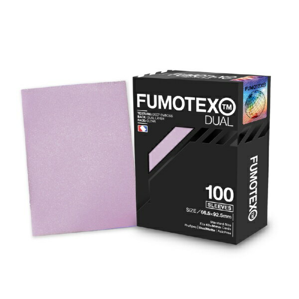 FUMOTEX DUAL スリーブまとめ売り FUMOTEX DUAL SLEEVE(デュアル スリーブ) 100枚入 ｜ ふもっふトレカ