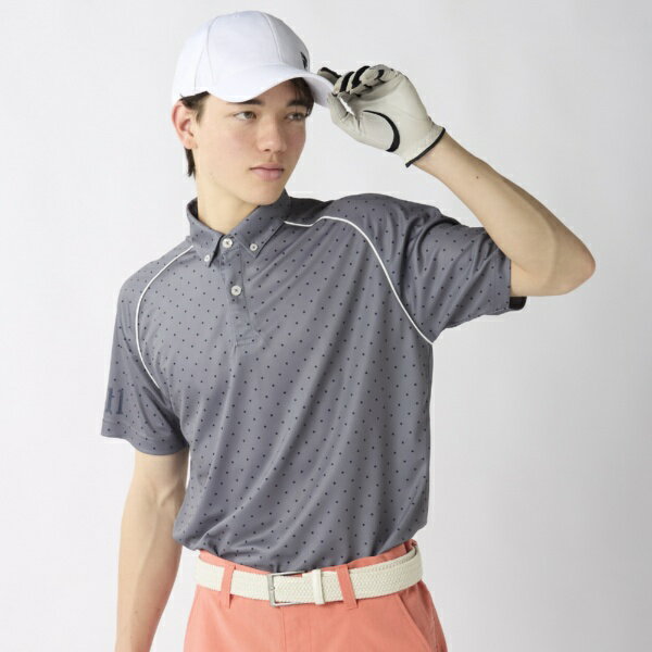 Other - フィラゴルフ｜FILA GOLF メンズ 柄半袖シャツ グレー 746642 [メンズ /Mサイズ]【返品交換不可】