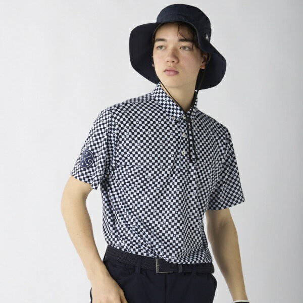 Shirts - フィラゴルフ｜FILA GOLF メンズ 柄半袖シャツ ホワイト 746644 [メンズ /Mサイズ]【返品交換不可】
