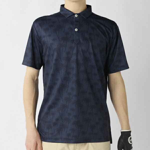 フィラゴルフ｜FILA GOLF メンズ 柄半袖シャツ ネイビー 746651 [メンズ /Mサイズ]【返品交換不可】 2