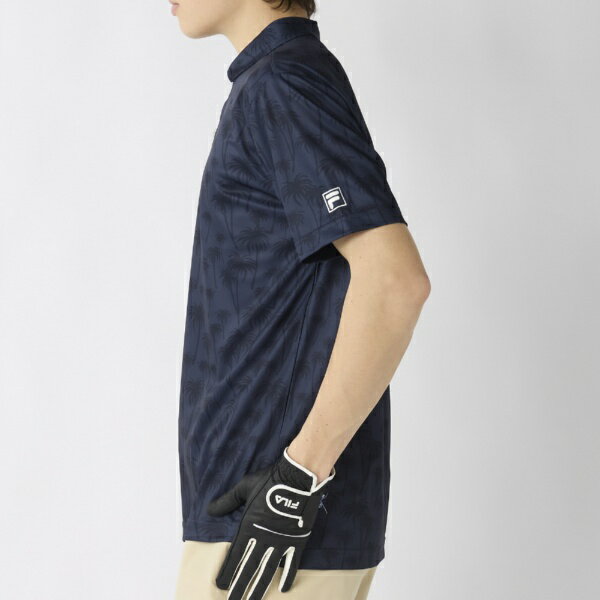 フィラゴルフ｜FILA GOLF メンズ 柄半袖シャツ ネイビー 746651 [メンズ /Mサイズ]【返品交換不可】 3