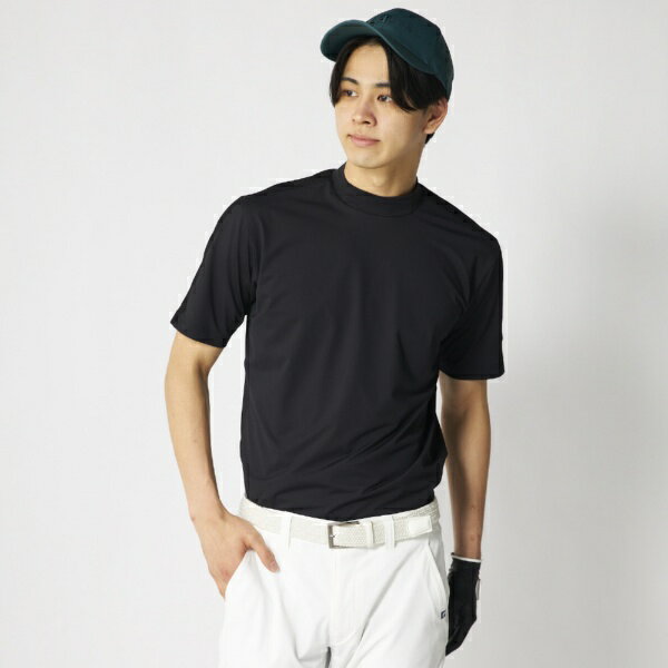 Other - フィラゴルフ｜FILA GOLF メンズ 半袖モックネックシャツ ブラック 746630 [メンズ /Mサイズ]【返品交換不可】