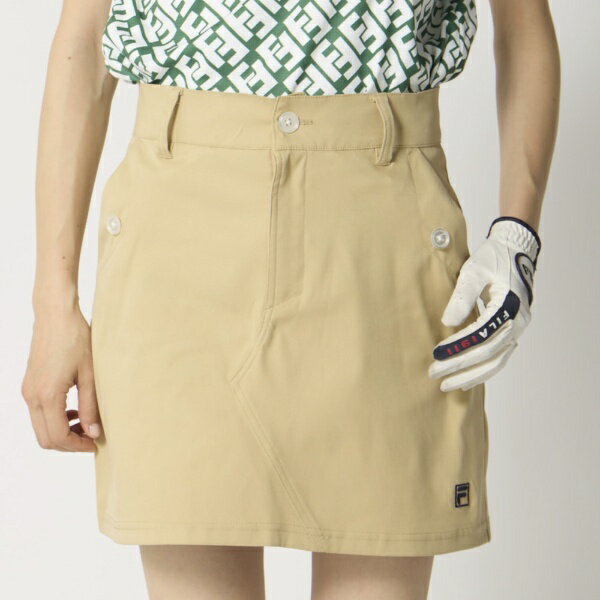 フィラゴルフ｜FILA GOLF レディース スカート ベージュ 756330 [レディース /LLサイズ]【返品交換不可】