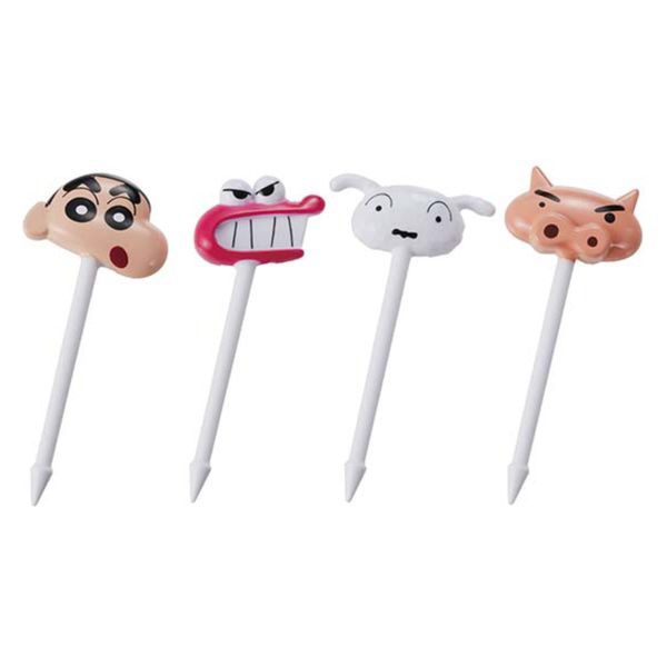 ●クレヨンしんちゃんのお弁当用ピックです。●ミートボールやミニトマトなどにさせば、楽しいお弁当のできあがりです。●お子様のお弁当や、ホームパーティーなどでお使いいただけます。●デザートにさして使うのもおすすめです。