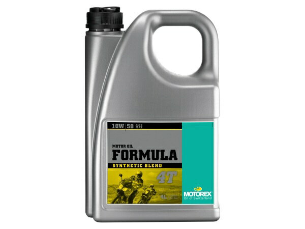 デイトナ｜DAYTONA 49595 MOTOREX FORMULA 4T　4サイクルエンジンオイル　鉱物油　粘度：10W‐50　容量：4L