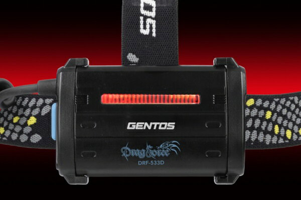 ジェントス｜GENTOS 乾電池式LEDヘッドライト DRF-533D [LED /単3乾電池×3 /防水対応]