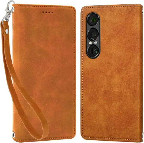 shizukawill｜シズカウィル Xperia 1 VII SO-51F SOG15 手帳型 ケース カバー アイファンデ2 ライトブラウン SOX1M7IF2LBR