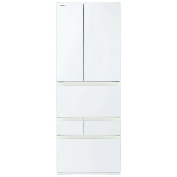 東芝｜TOSHIBA 冷蔵庫 VEGETA（ベジータ）FHシリーズ グランホワイト GR-A600FH(EW) [68.5cm /601L /6ドア /観音開きタイプ /2026年]《基本設置料金セット》