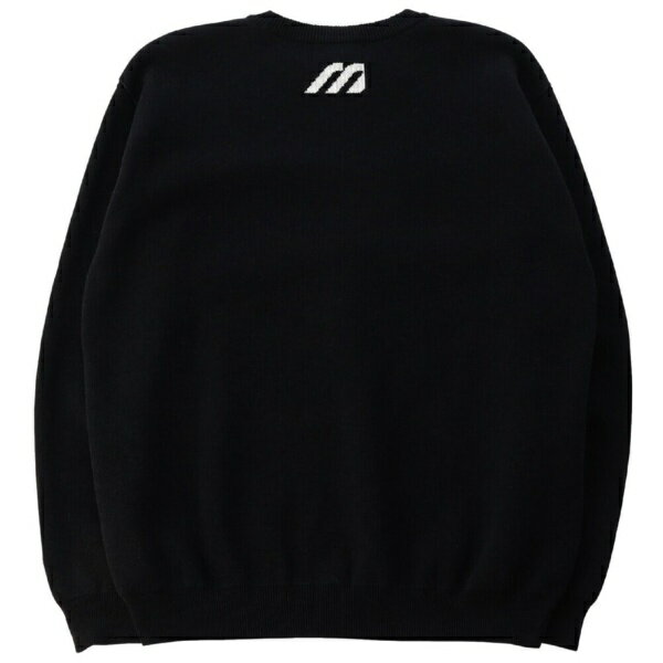 mizuno｜ミズノ 男女兼用 MONOGRAM M モノグラムM ワードマーククルーネックセーター ホワイト 52MCD151 [ユニセックス /Lサイズ]【返品交換不可】