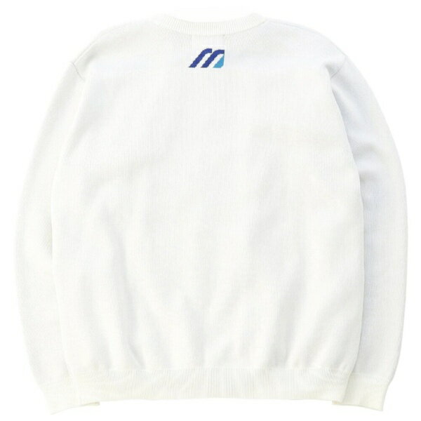 mizuno｜ミズノ 男女兼用 MONOGRAM M モノグラムM ワードマーククルーネックセーター ブラック 52MCD151 [ユニセックス /Lサイズ]【返品交換不可】