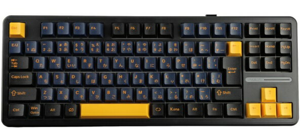 AULA ゲーミングキーボード AULA F87J(Reaper Switch) Thunder Black F87J-RP-TB [有線・ワイヤレス /日本語配列 /メカニカル]
