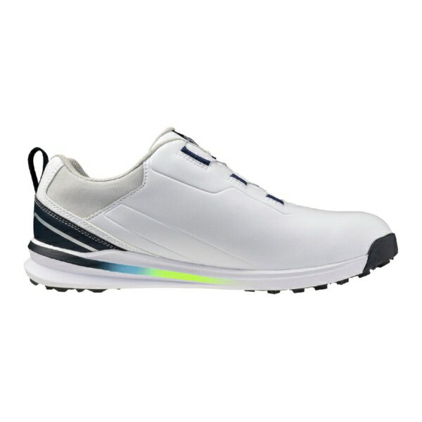 mizuno｜ミズノ ゴルフシューズ ネクスライトエナジーII ワイド ボア ホワイト×ブルー×イエロー 51GQ264101 [メンズ /27.5cm /幅:ExtraWide(4E相当)]【返品交換不可】 3