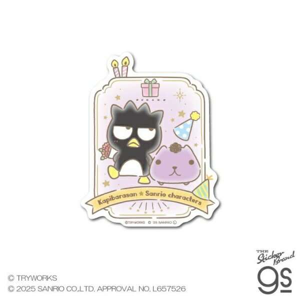 제너럴 스티커 | GENERAL STICKER 카피바라씨 20th×산리오 캐릭터즈 스티커 리젠트 군×배드 바츠마루 KPSAN-003