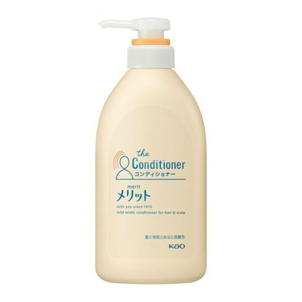 花王｜Kao メリット　コンディショナー　ポンプ　450ml メリット