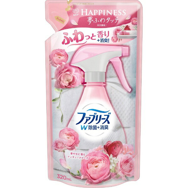 P G｜ピーアンドジー Febreze（ファブリーズ）with レノア ハピネス つめかえ用 320mL〔消臭剤 芳香剤〕 アンティークローズの香り【rb_pcp】