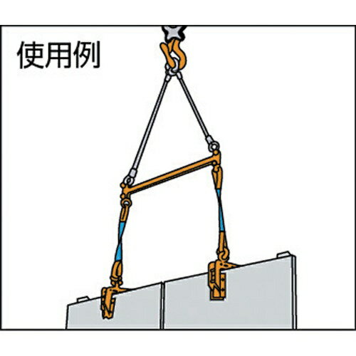 スーパーツール｜SUPER TOOL パネル・梁吊　天秤セット　PTC250S《※画像はイメージです。実際の商品とは異なります》