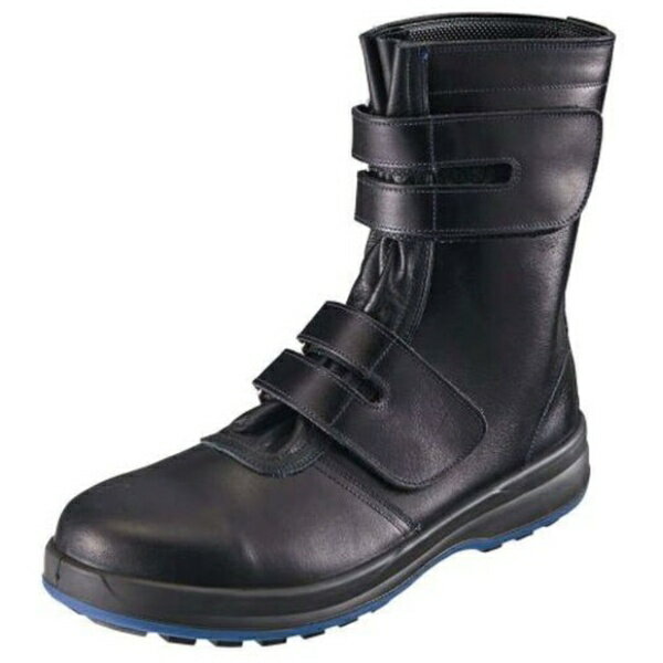 ■フィット感に優れた銀付牛革を採用しました。■加水分解しないSX高機能樹脂の採用により高い耐久性を実現しました。■接地面積が大きく安定感に優れ、全方向性耐滑です。【用途】・製造業、建設業、鉱業、港湾荷役業、陸上貨物運送業。【仕様】・寸法（cm）： 28.0・足幅サイズ： EEE・色： 黒・規格： JIS T 8101 CI/S/P1/F2/HI1/H合格・耐圧迫荷重（kN）： 10±0.1・タイプ： マジック式・JIS T 8101 CI/S/P1/F2/HI1/H合格【材質／仕上】・甲被： 銀付牛革・先芯： ワイドACM樹脂・靴底： SX高機能樹脂+2層SXラバー（SX3層底Fソール）・中敷： クレイドルインソール