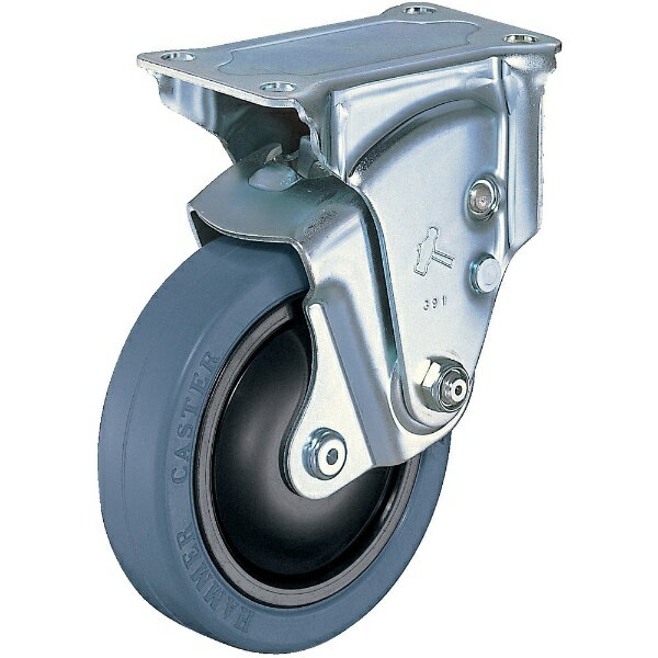 ハンマーキャスターセールス｜HAMMER CASTER クッション　固定ゴム車100mm　線径3．2　940ERFR10032BAR01