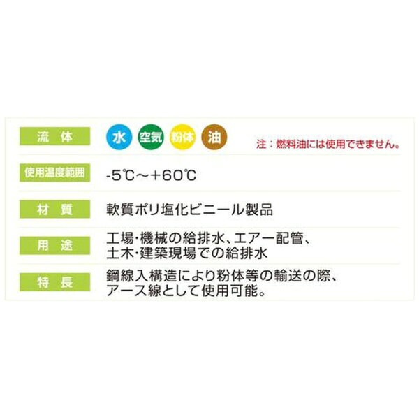 楽天ビック(ビックカメラ×楽天)の十川産業｜TOGAWA INDUSTRY スーパーサンスプリングホース　SP2530｜アングル2