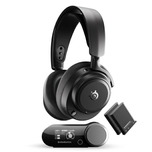 SteelSeries｜スティールシリーズ ゲーミングヘッドセット Arctis Nova Pro Omni Black 61721 [ワイヤレス（Bluetooth＋USB-C） /両耳 /ヘッドバンドタイプ]