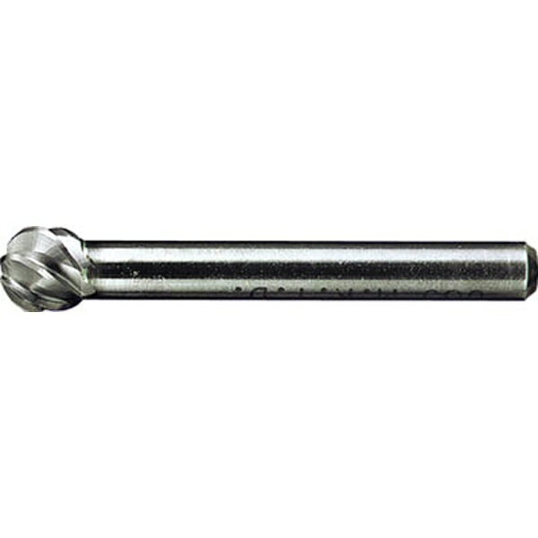 ■アルミニウム切削用の超硬バーです。■刃径6.0mm以下のものは、オール超硬（全長50.8mm）です。【仕様】・形状： 球（アルミカット）・刃径（mm）： 6・刃長（mm）： 5.5・軸径（mm）： 6・シャンク径（mm）： 6・軸長（mm）： 45.0・タイプ： オール超硬・全長（mm）： 50・最高使用回転数（rpm）： 28000・アルミ用シャンク径6mm