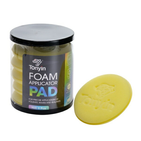 Tonyin｜トニン Wax Applicater　ワックス塗り込み用スポンジアプリケーター6個 Tonyin（トニン）