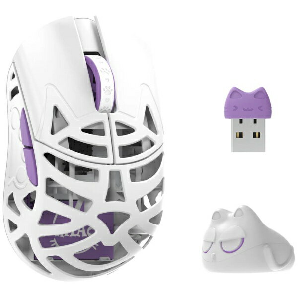WLmouse｜ウィルマウス ゲーミングマウス -Beast Miao- White WL-BMIAO-WHT-O 