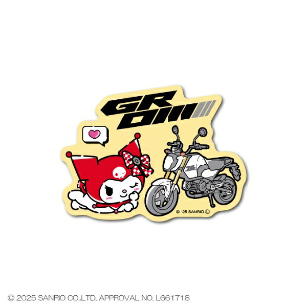 ゼネラルステッカー｜GENERAL STICKER ダイカットステッカー Honda×KUROMI GROM LCS-1762