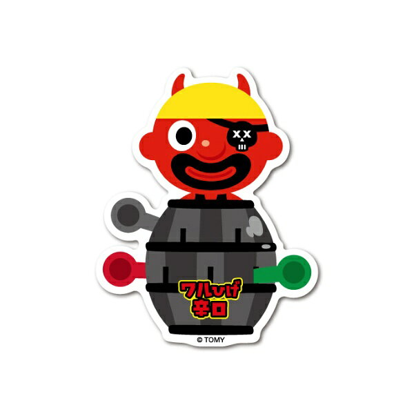 ゼネラルステッカー｜GENERAL STICKER ダイカットステッカー　黒ひげ危機一発 ワルひげ辛口イラスト KHK-007