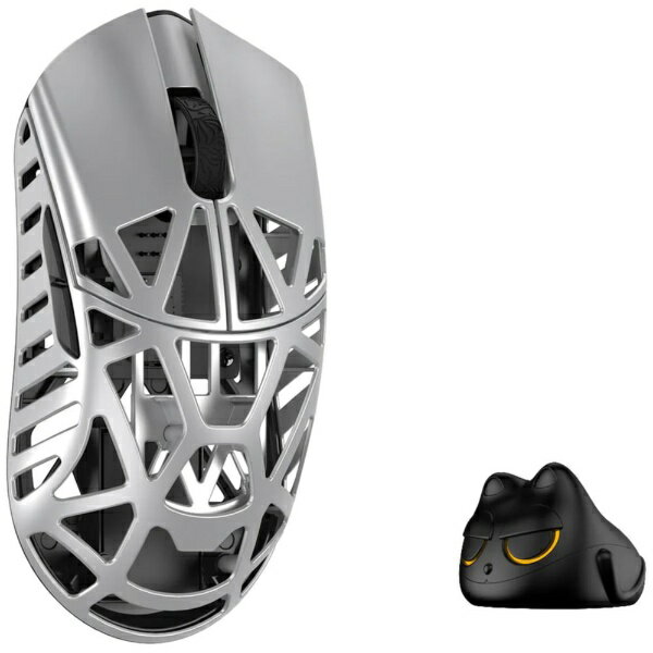 WLmouse｜ウィルマウス ゲーミングマウス Beast X Mini Pro -Side Slits サイド穴あり- Silver WL-BXMINIPRO-SIL-O 
