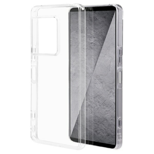 ラスタバナナ Xperia 1 VIII ハイブリッドケース TPU×PC クリア 9480XP18HPCL