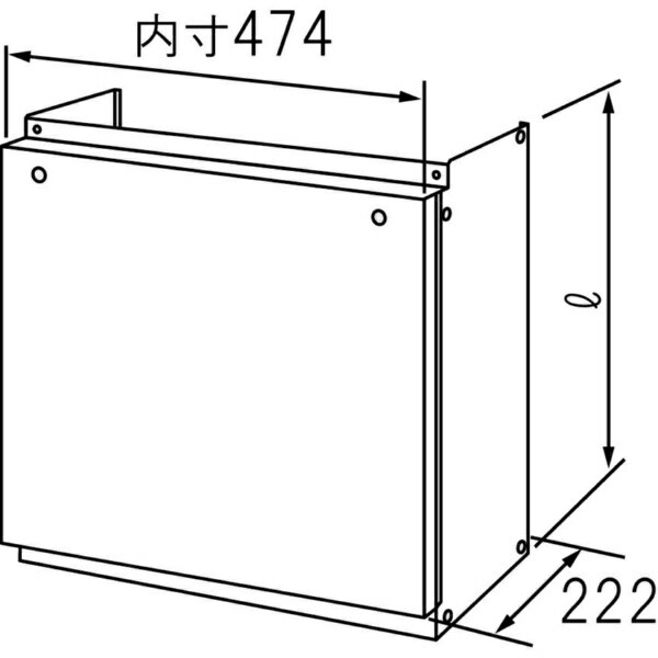 ノーリツ｜NORITZ 配管カバー H41900