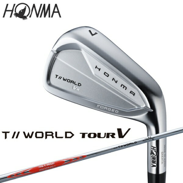 本間ゴルフ ツアーワールド TOUR V 26 アイアン 5本セット [NS PRO MODUS3 for T//WORLD BLACK フレックス：S]