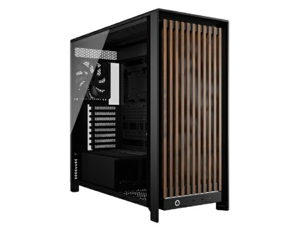 【2026年07月02日発売】 CORSAIR｜コルセア FRAME 5000D WOOD RS Performance Mid-TowerBlack/Walnut CC-9011353-WW