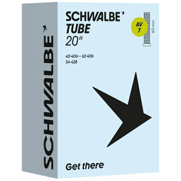 シュワルベ｜SCHWALBE 自転車チューブ [ブチル] TUBE AV7 米式40mm(20” 20x1.50/2....